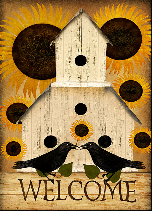 BETALB123039 Welcome Fall Bird House, by Beth Albert, available in multiple sizes