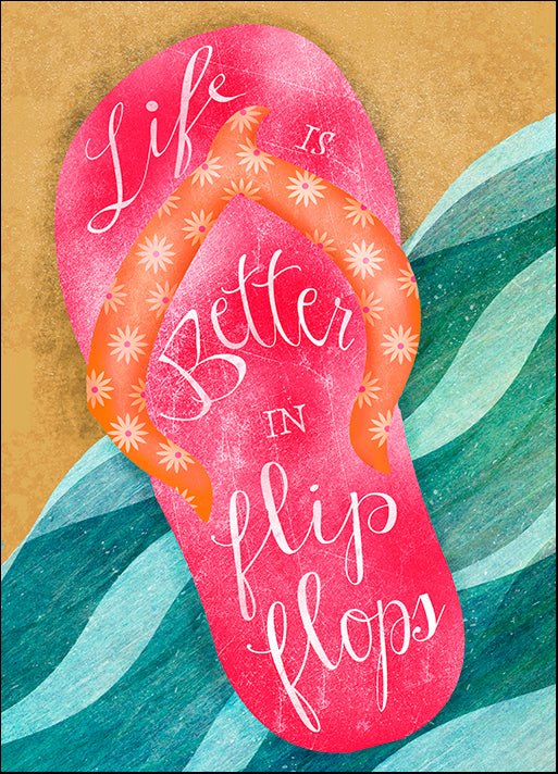 BETALB127099 Flip Flops, by Beth Albert, available in multiple sizes - Chamton