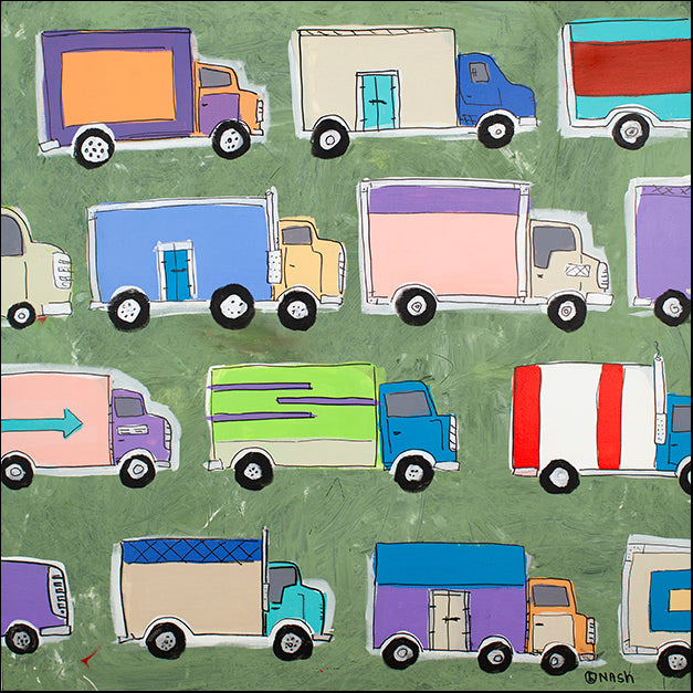 BRINAS111140 Keep on Trucking, by Brian Nash, available in multiple sizes