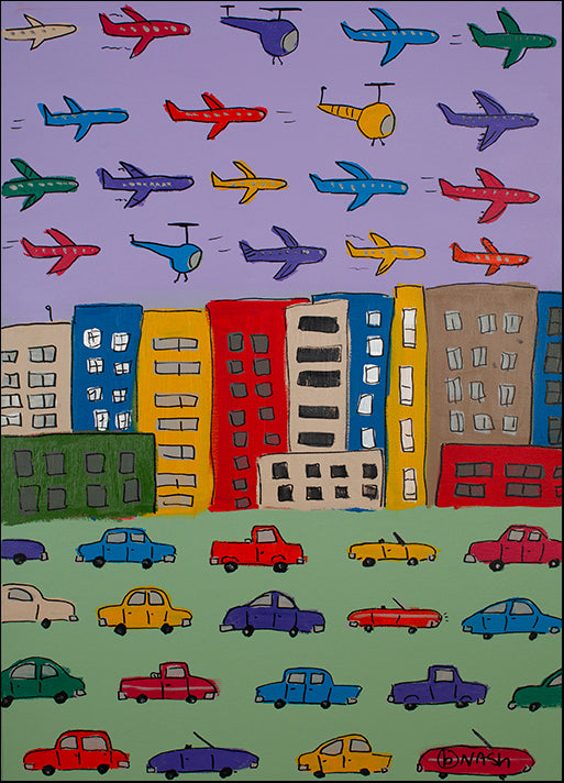 BRINAS111262 City and Sky, by Brian Nash, available in multiple sizes