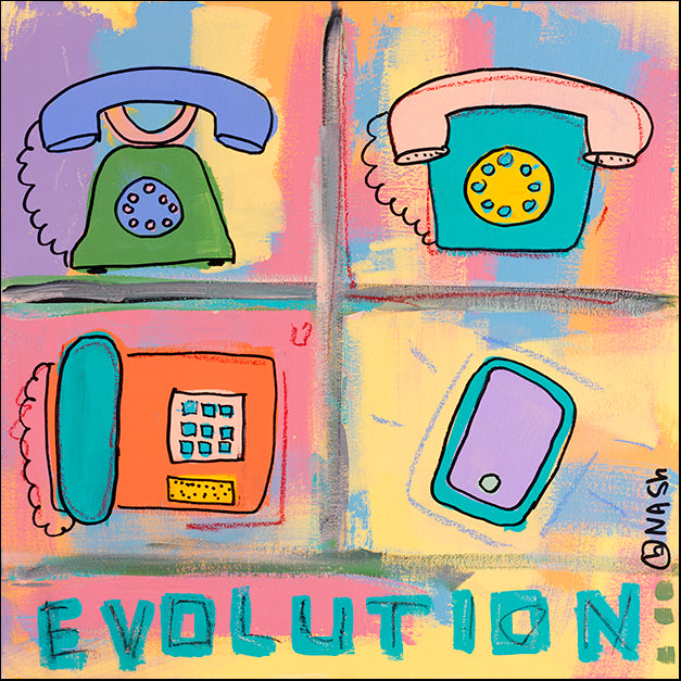 BRINAS119232 Evolution - Phone, by Brian Nash, available in multiple sizes