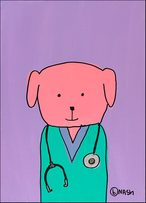 BRINAS120355 The Nurse, by Brian Nash, available in multiple sizes