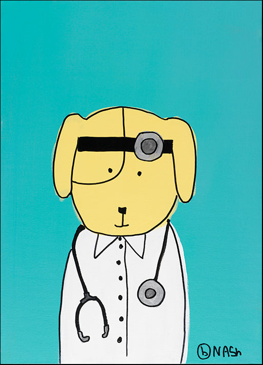BRINAS120356 My Dog the Doctor, by Brian Nash, available in multiple sizes