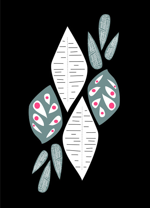 101871 Leaf Pattern II, by Biehle, available in multiple sizes