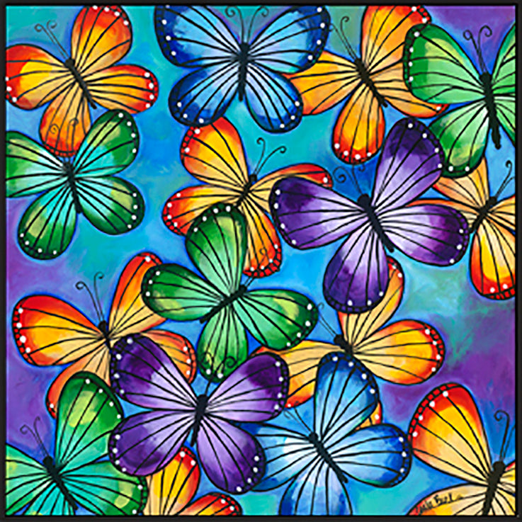 CARBAR130119 Colourful butterflies, available in multiple sizes
