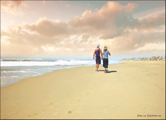 CARCAS93340 Beach Walk, by Carlos Casamayor, available in multiple sizes