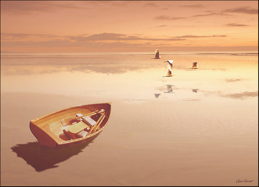 CARCAS93346 Soft Sunrise on the Beach 2, by Carlos Casamayor, available in multiple sizes