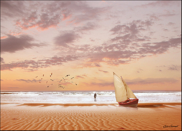 CARCAS93350 Soft Sunrise on the Beach 7, by Carlos Casamayor, available in multiple sizes
