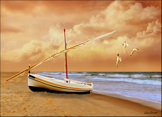 CARCAS93352 Soft Sunrise on the Beach 10, by Carlos Casamayor, available in multiple sizes