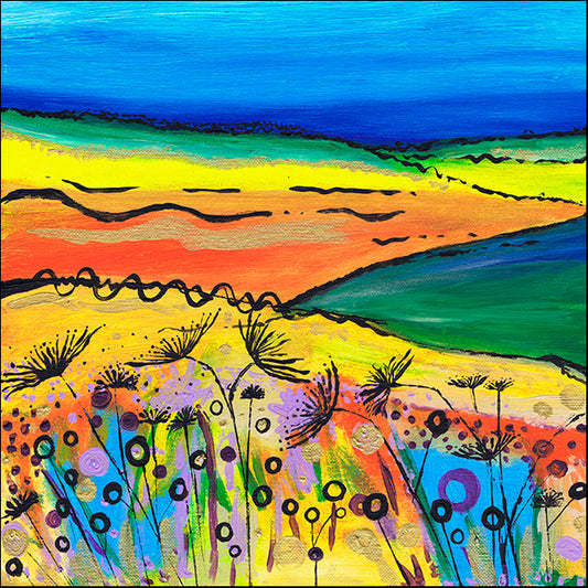 CARDUN135848 A Tropical Summer, by Caroline Duncan ART, available in multiple sizes - Chamton