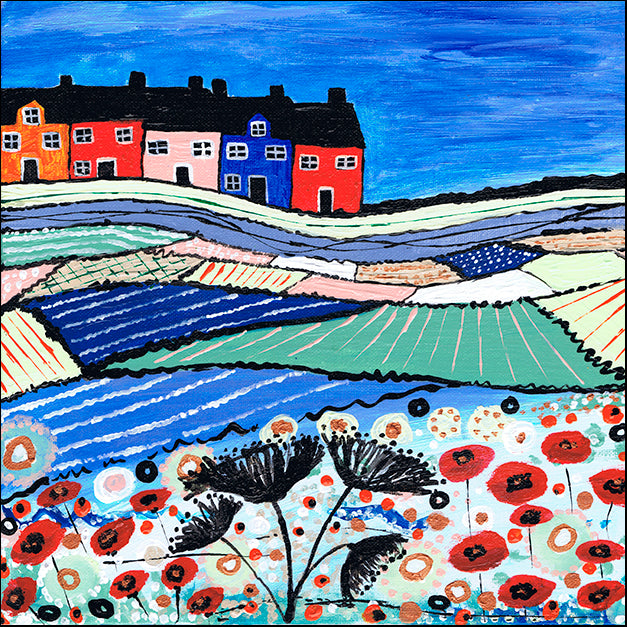 CARDUN135849 Balamory In Bloom, by Caroline Duncan ART, available in multiple sizes