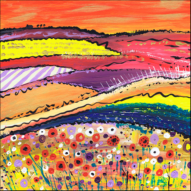 CARDUN135852 Fields Of Gold, by Caroline Duncan ART, available in multiple sizes