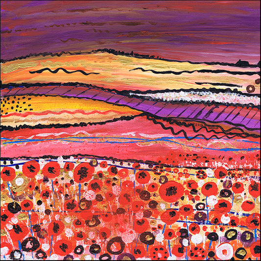 CARDUN135864 Purple Haze, by Caroline Duncan ART, available in multiple sizes - Chamton