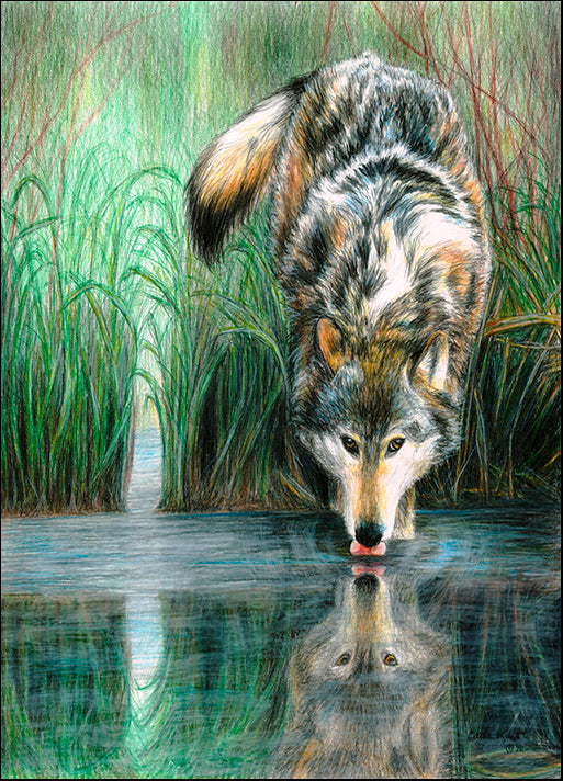 CARKUR98312 Afternoon Reflection, by Carla Kurt, available in multiple sizes