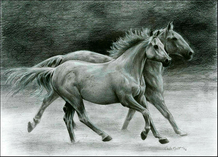CARKUR98329 Running Free, by Carla Kurt, available in multiple sizes