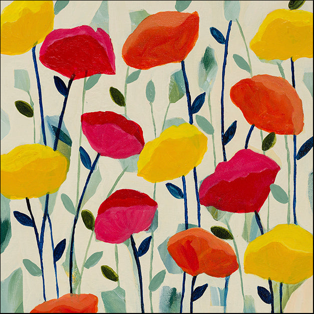 CARSCH131276 Cheerful Poppies, by Carrie Schmitt, available in multiple sizes