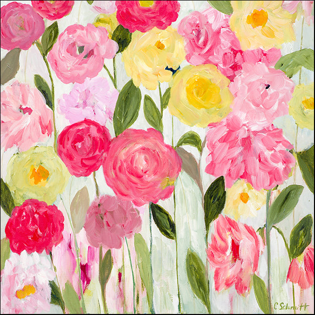 CARSCH131286 Margaret's Flowers, by Carrie Schmitt, available in multiple sizes