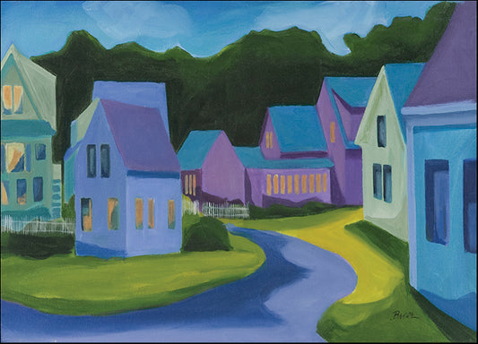 CATBRE124150 Twilight Clamshell Alley, by Catherine Breer, available in multiple sizes