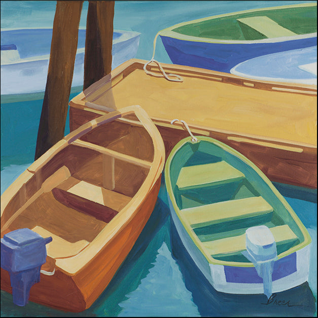 CATBRE124192 Boats At The Dock, by Catherine Breer, available in multiple sizes