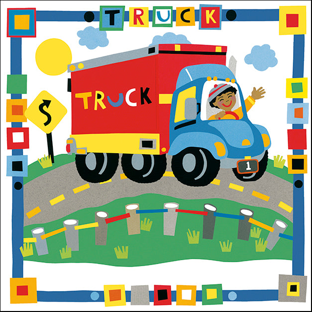CHEPIP95746 Truck, by Cheryl Piperberg, available in multiple sizes