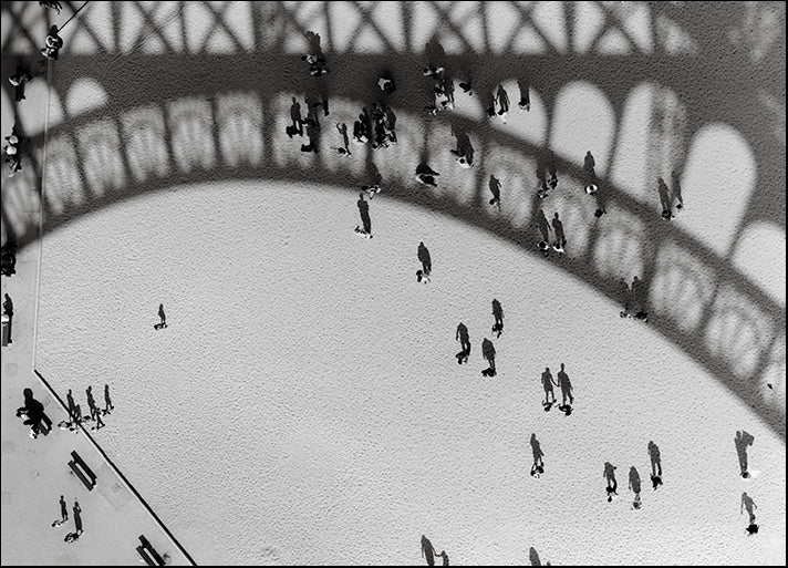 CHRBLI49425 Eiffel Shadows, by Chris Bliss, available in multiple sizes