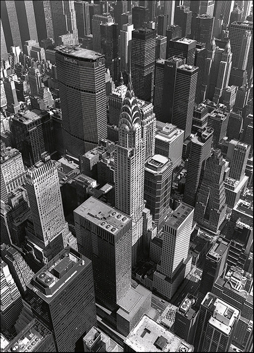 CHRBLI79006 Chrysler Building And Midtown Manhattan, by Chris Bliss, available in multiple sizes