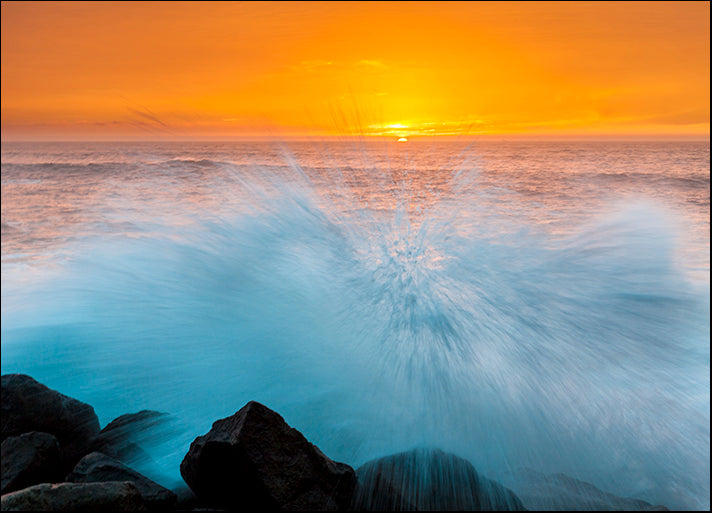 CHRMOY114597 Sunset Splash, by Chris Moyer, available in multiple sizes