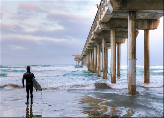 CHRMOY115490 Sizing Up the Surf, by Chris Moyer, available in multiple sizes