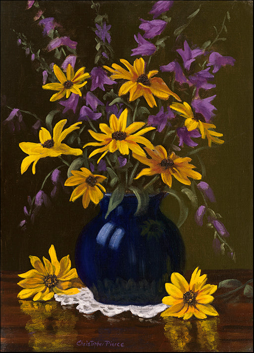 CHRPIE98011 Black Eyed Susans, by Christopher Pierce, available in multiple sizes
