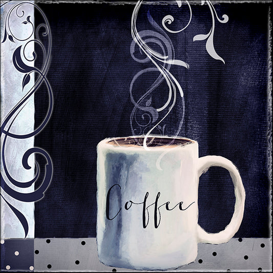 COLBAK111176 Cafe Blue I, by Color Bakery, available in multiple sizes