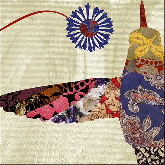 COLBAK111190 Hummingbird Brocade I, by Color Bakery, available in multiple sizes