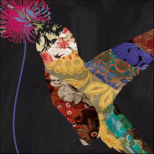 COLBAK111191 Hummingbird Brocade II, by Color Bakery, available in multiple sizes