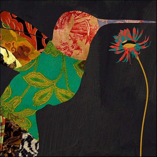 COLBAK111193 Hummingbird Brocade IV, by Color Bakery, available in multiple sizes