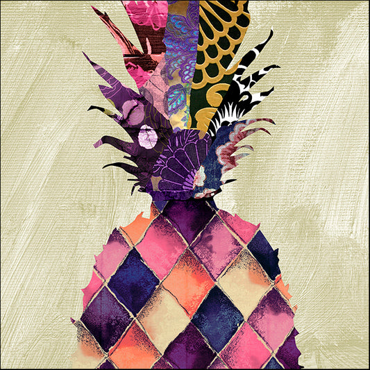 COLBAK111195 Pineapple Brocade II, by Color Bakery, available in multiple sizes