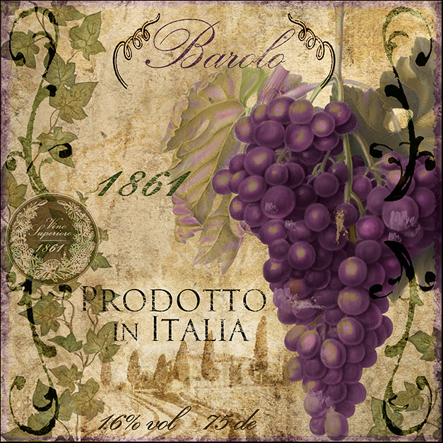 COLBAK112169 Vino Italiano II, by Color Bakery, available in multiple sizes