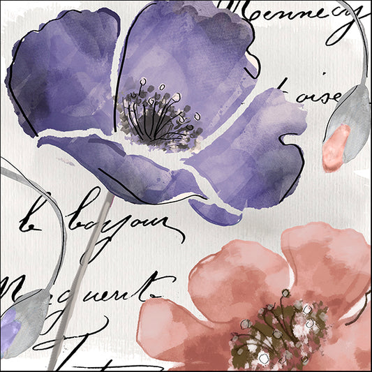 COLBAK113519 Fleurs de France III, by Color Bakery, available in multiple sizes