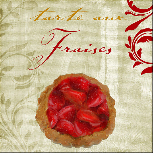 COLBAK115452 Tartes Francais, Strawberry, by Color Bakery, available in multiple sizes - Chamton