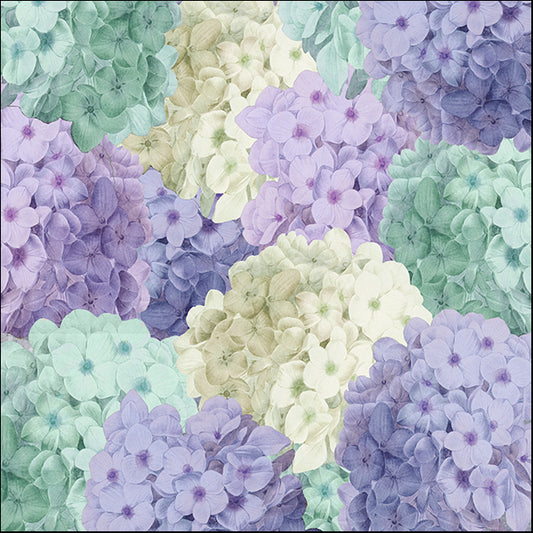 COLBAK116049 Hortensia Groundless Cool Tones, by Color Bakery, available in multiple sizes