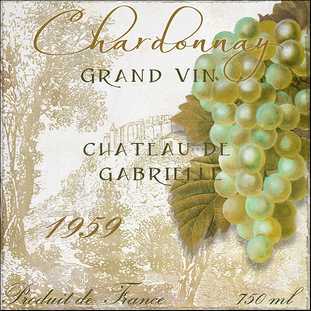 COLBAK117958 grand vin chardonnay, by Color Bakery, available in multiple sizes