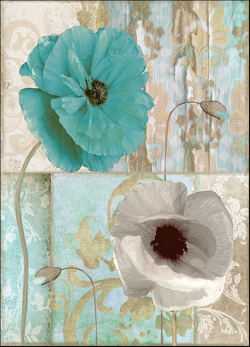 COLBAK120449 Beach Poppies II, by Color Bakery, available in multiple sizes