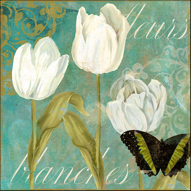 COLBAK131619 White Tulips I, by Color Bakery, available in multiple sizes