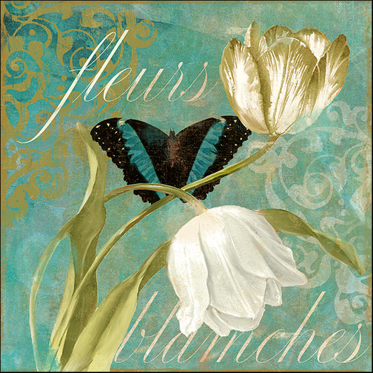 COLBAK131620 White Tulips II, by Color Bakery, available in multiple sizes
