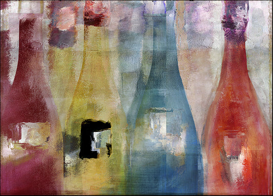 COLBAK138610 Bouteilles II, by Color Bakery, available in multiple sizes