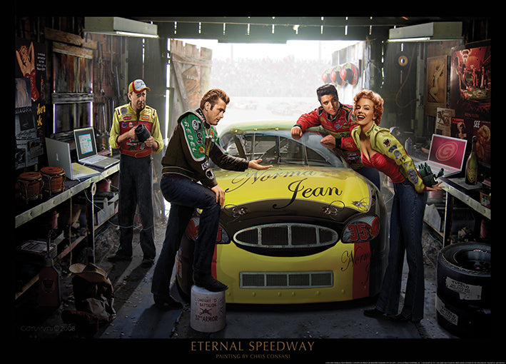 CON14-VB Eternal Speedway by Chris Consani, available in multiple sizes