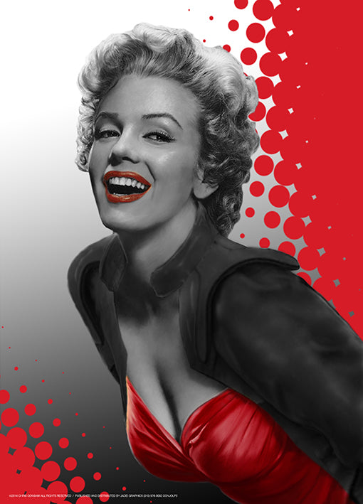 CONJOLP3 Marilyn Red Dots by Chris Consani, available in multiple sizes
