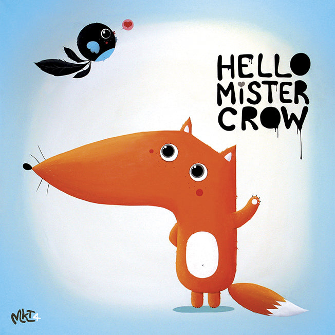 CS0525 Hello Mister Crow,  available in multiple sizes