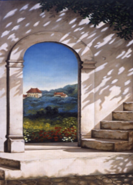 71128 Through the Arch, by Chavelle available in multiple sizes