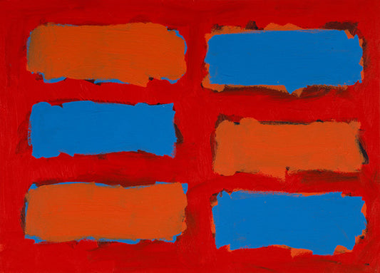 78924 Rectangles on Red, by Crew, available in multiple sizes