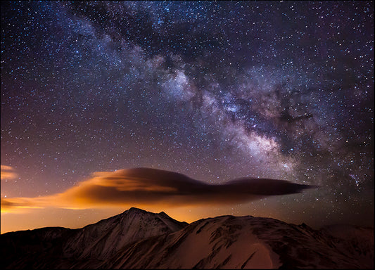 DANBAL112758 Milky Way Over The Rockies, by Dan Ballard, available in multiple sizes