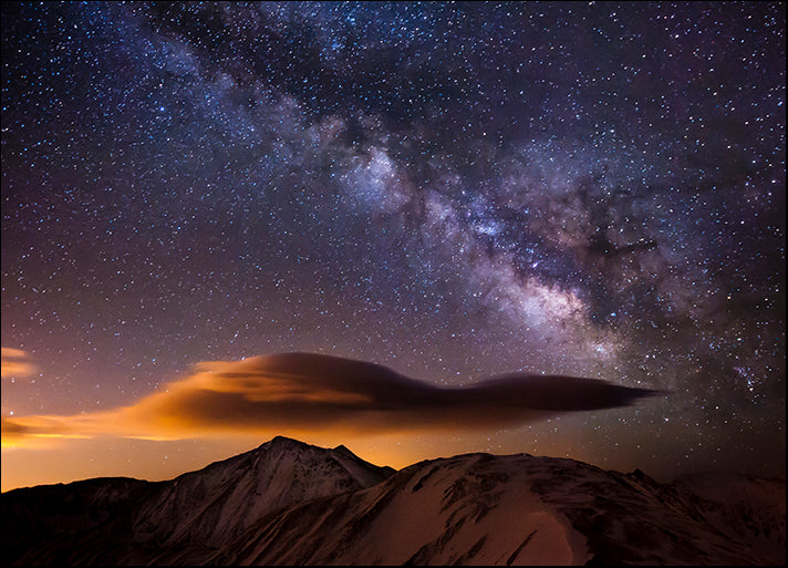 DANBAL112758 Milky Way Over The Rockies, by Dan Ballard, available in multiple sizes